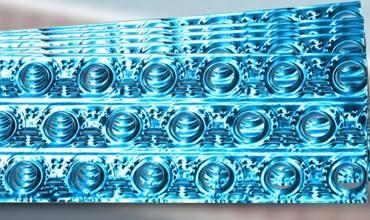 Bộ phận cuộn dây quạt FCU giấu kín ngang OEM Gắn trần 2